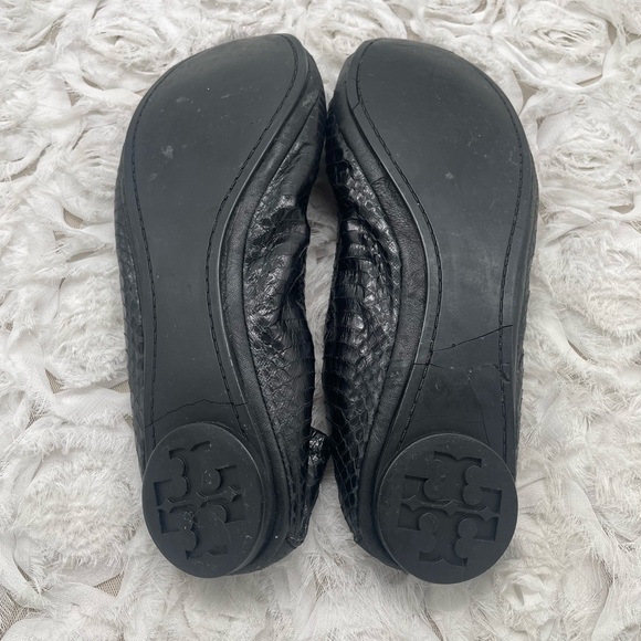Tory Burch Python Embossed Ballet Flat - Picture 4 of 11